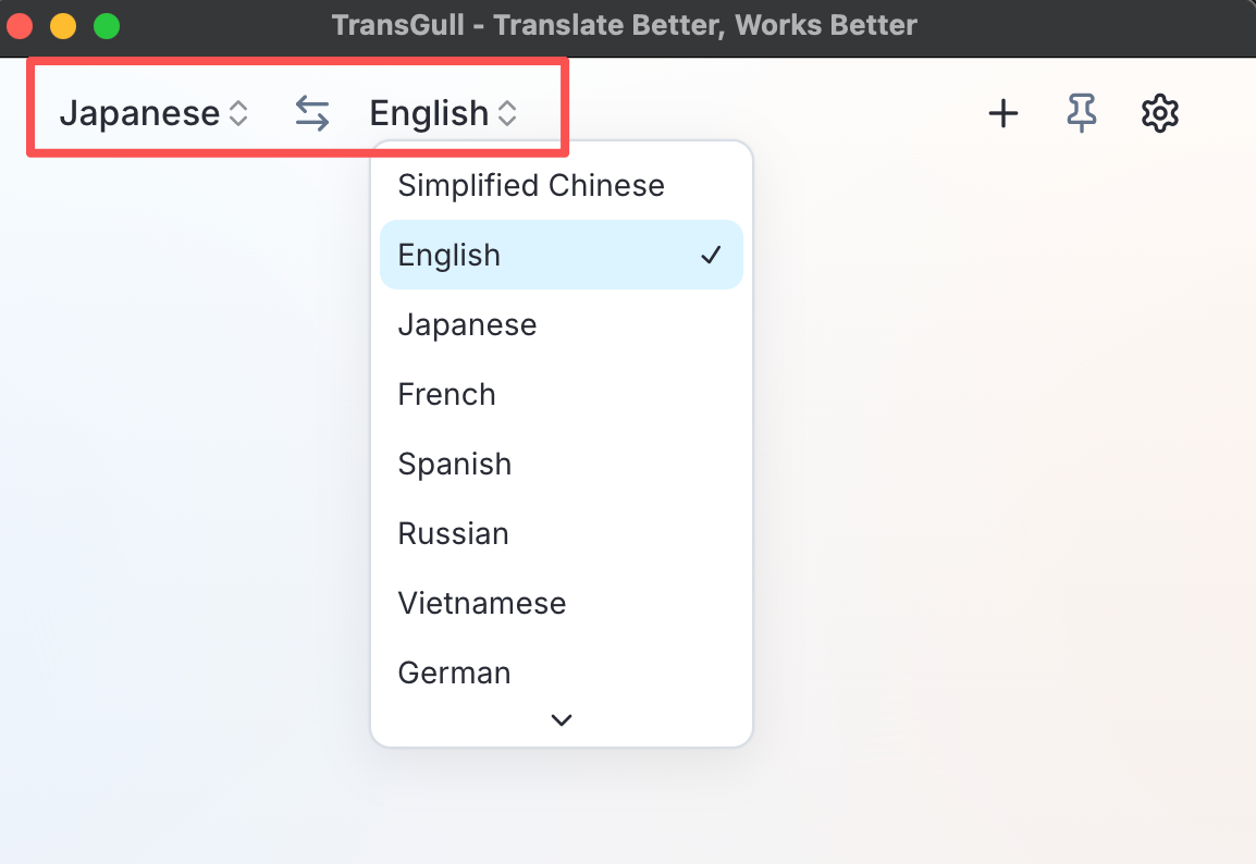 Click the Start button to begin translation